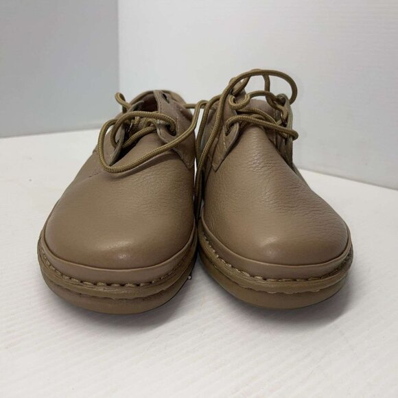 New Women's Propet Comfort Walkers Leather Shoes Size 7 1/2 Taupe - Picture 5 of 7